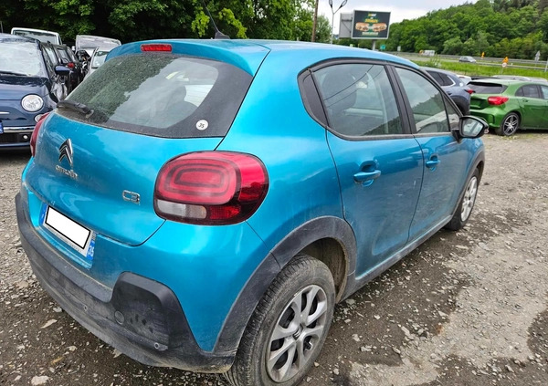 Citroen C3 cena 20900 przebieg: 33000, rok produkcji 2021 z Reszel małe 154